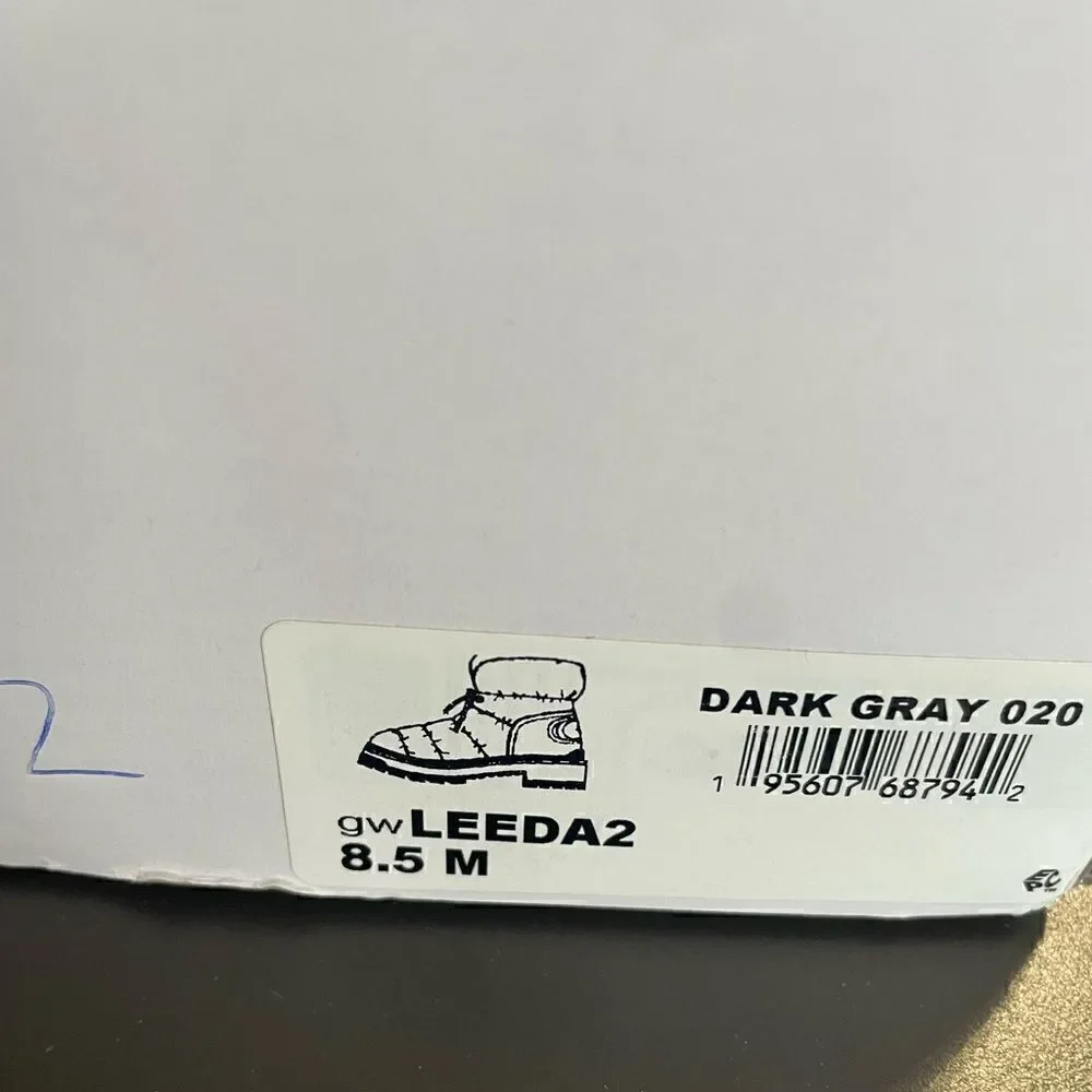 NWT Guess Women’s Leeda 2 Cold Weather Winter Snow Boots Gray Size 8.5